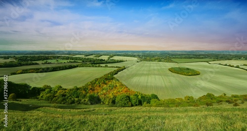 The beautiful landscape of Inkpen, Berkshire