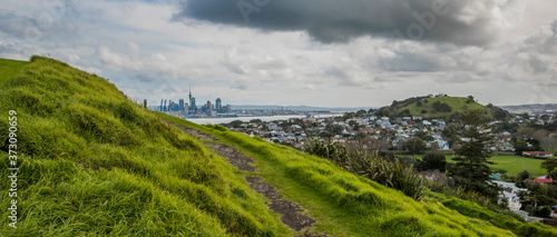 Landscape view at Auckland city from Devonport