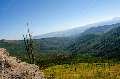 Widok ze Skrzycznego, dron, lustrzanka