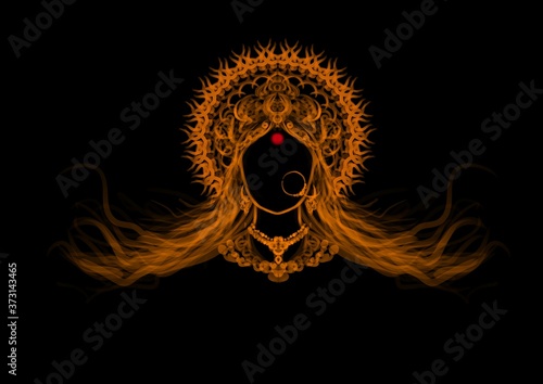 Devi Durga Digital art Maa Durga artwork Navratri special 