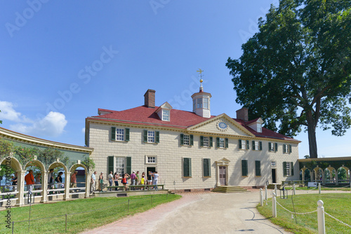 Mount vernon mansion of the first president of US, George Washington.