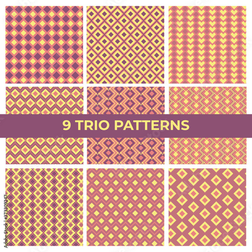 Triangle pattern / Trio Pattern