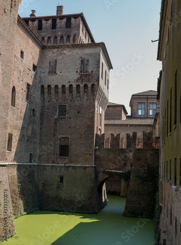 Mantua city of the Gonzaga, historical beauty of Italy. Views, glimpses, stretches of summer.