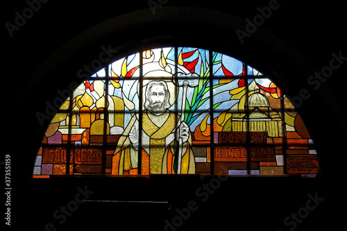 Roman Catholic garrison church dedicated to Saint Josaphat built in 1929 in Komorowo in Masovia, Poland