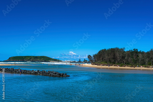 Coffs creek reaches the sea