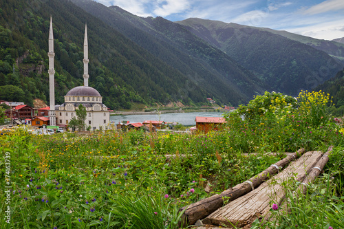 Mountain village of Uzungol in Trabzon, Turkey.