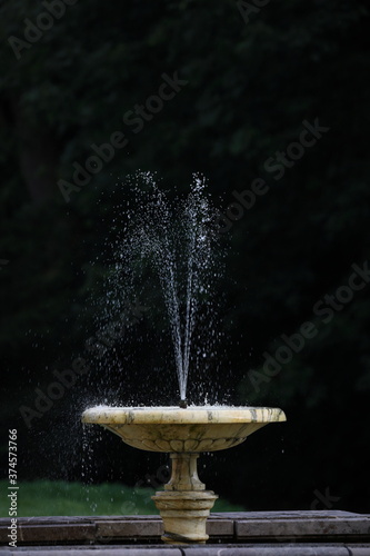 fountain in the park,Poland