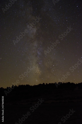  starry sky with the milky way