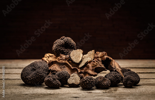 Black truffle mushroom