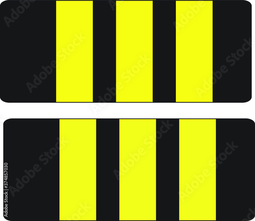 pilot thrree stripes epaulettes uniform