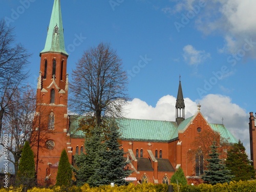 RADZIONKÓW, GÓRNY ŚLĄŚK, POLSKA -ZABYTKOWY KOŚĆIÓL