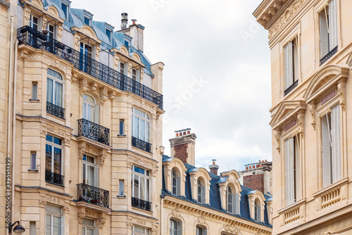 Old-fashioned building in Paris, Europe