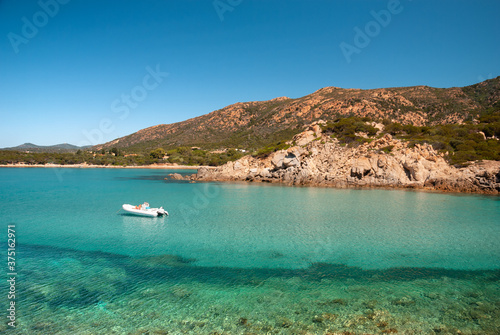 Sardegna, Baia di Perda Longa, Teulada, Italia