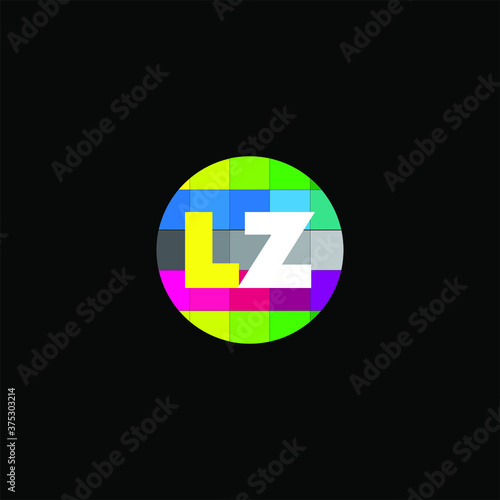 L Z joint letter logo creative design