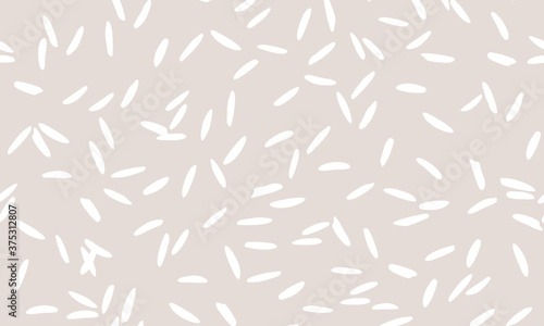 Simple rice grain pattern, background. For fabric, wrapping paper, print and web