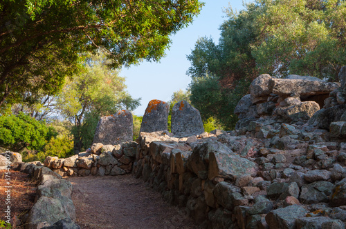 August 23, 2020 - Olbia , Italy: Tomb of giants Su monte s'Abe 