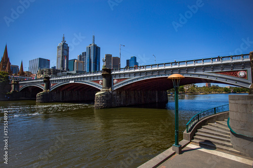 Melbourne Princes Bridge on Yarra River