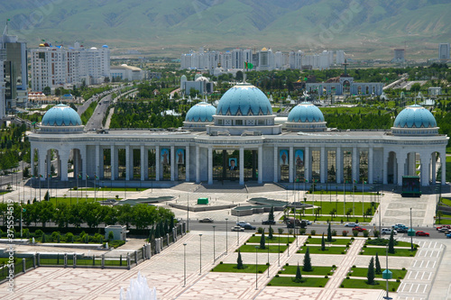 City Center of Ashgabat in Turkmenistan
