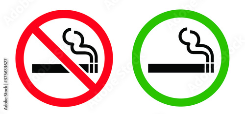 Stop do not smoke sign Smoke free zone including electronic cigarettes Forbidden no smoking Forbid cigarette tobacco area. Stop halt allowed, no ban. Flat vector signboard Stoptober No smoking day