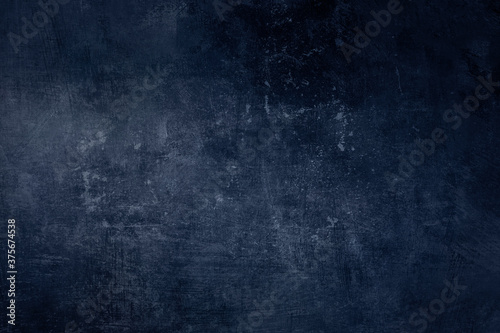 Blue grungy wall background