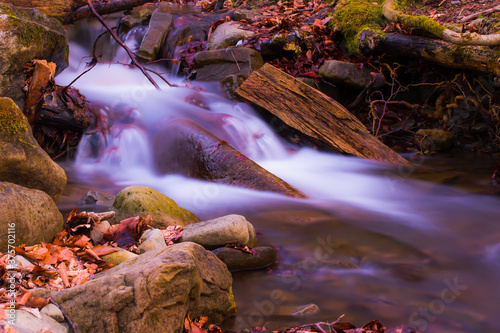 River in Beskidy mountain, Bielsko-Biala.