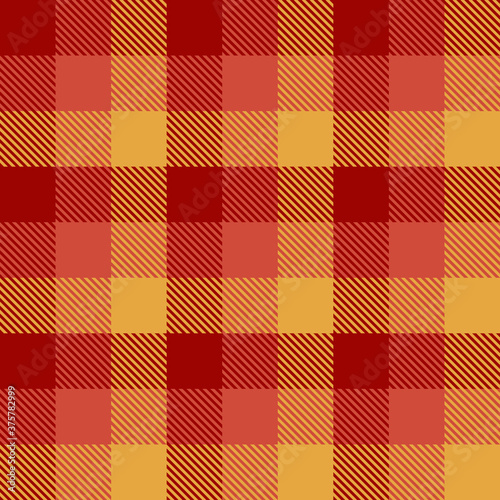 Autumn Tartan Seamless Pattern Background