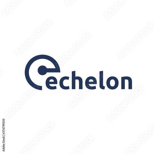 E, echelon Logo Vector template