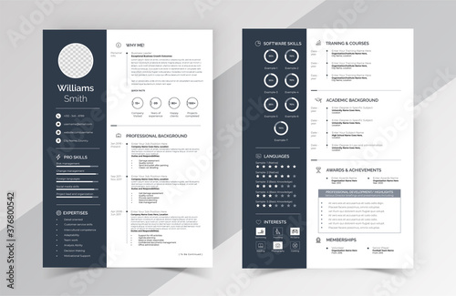 Modern Clean Resume Cv Template