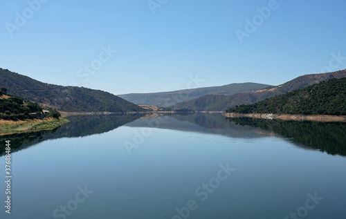 stunning view fo the Flumendosa lake - travel and discover hide place in Sardinia .