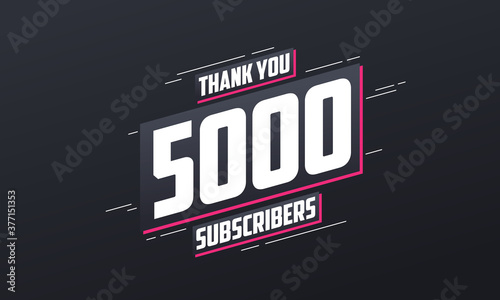 Thank you 5000 subscribers 5k subscribers celebration.