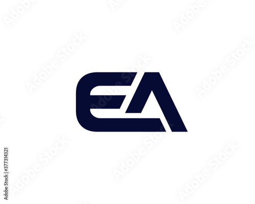 EA AE LETTER LOGO DESIGN VECTOR TEMPLATE