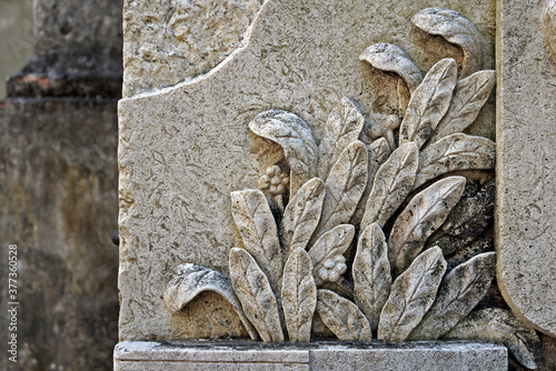 Old historical coat of arms dating from 1834 (detail), Rio, Brazil