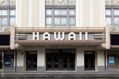 Honolulu, Hawai, U.S.A. - HAWAII THEATRE: Hawaii Theatre is a historic 1922 theatre in downtown Honolulu, Hawaii.