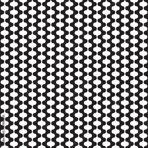 Seamless abstract geometric pattern background in black and white.