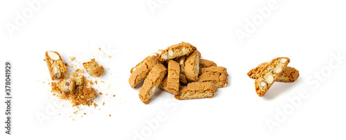 Biscotti Di Prato, Cantuccini or Cantucci Shortbread with Almond