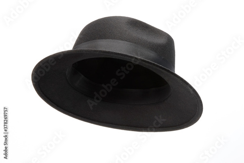 Black hat isolated on white background