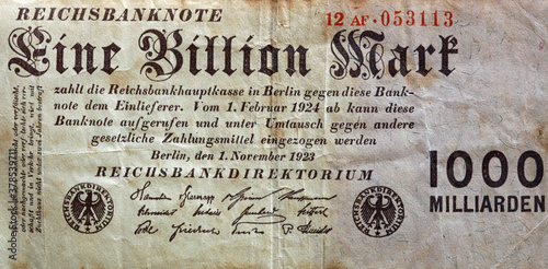 Deutsches Inflationsgeld von 1923