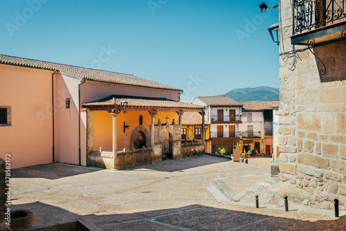 Village of miranda del castanar in province of Salamanca, Spain.