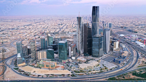 King Abdullah Financial District in Riyadh Saudi Arabia