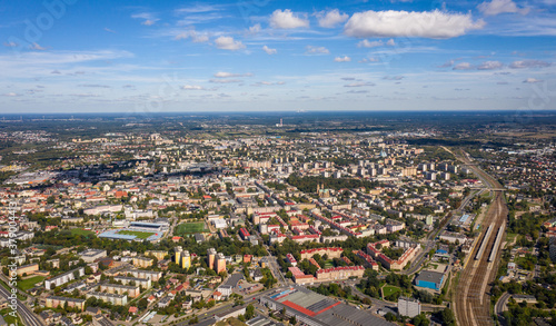 Panorama miasta Radom - Krajobraz z lotu ptaka - pejzaż