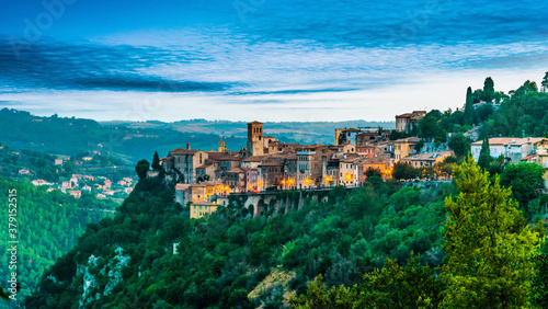 View of Narni, an ancient hilltown of Umbria, Italy