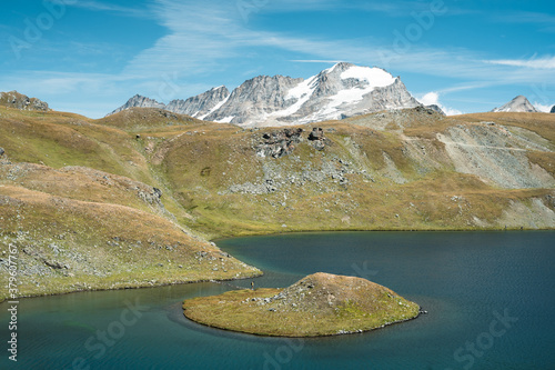 Colle del Nivolet nel parco del Gran Paradiso, Piemonte Italia