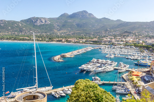 Port of Calvi, North of Corsica, France