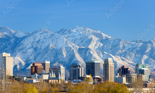 Salt Lake City skyline 
