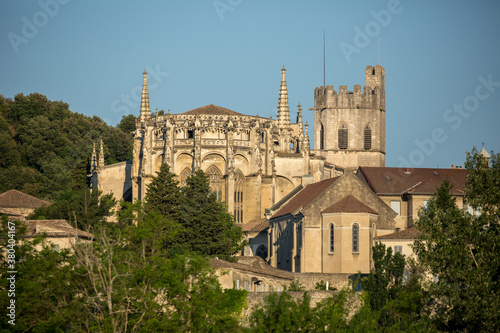 Cathedral Saint-Vincent de Viviers in Viviers, France along the Rhone River.