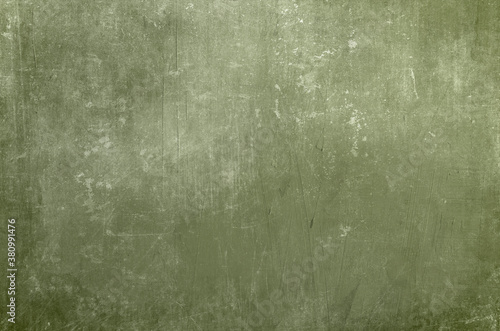 Green distressed wall background