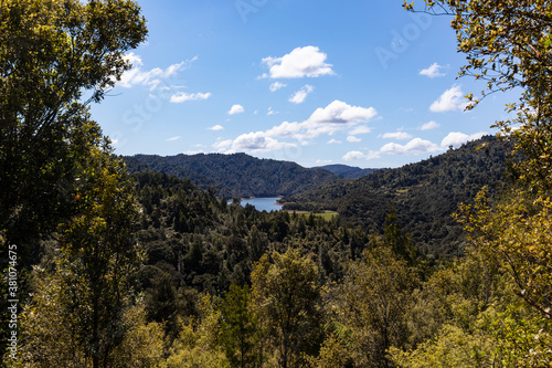 A glimpse of Wairoa Reservoir, Hunua Ranges