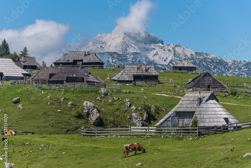 Shepherd's village in Velika Planina, Slovenia