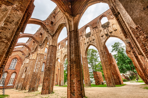 Tartu Cathedral (German: Dorpater Domkirche), dedicated to Saints Peter and Paul, now an imposing ruin standing on Toome Hill and overlooking the lower town