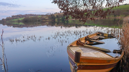 Fishing Boat on a clam lake in Carrigallen Co.Leitrim